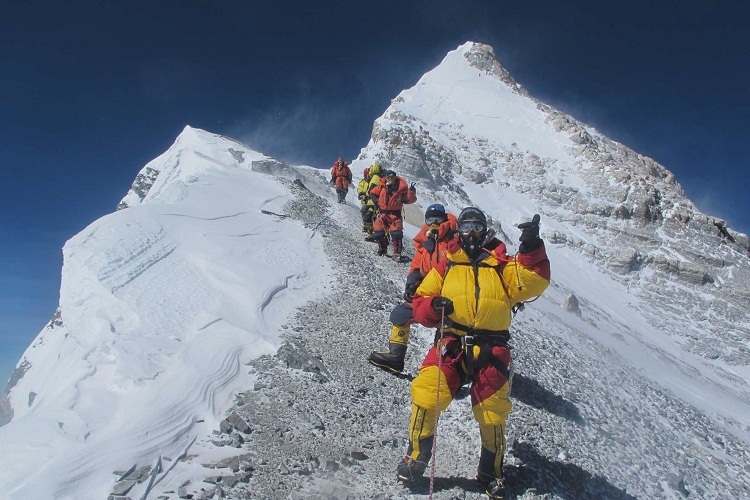 Raising to Everest costs a lot of money
