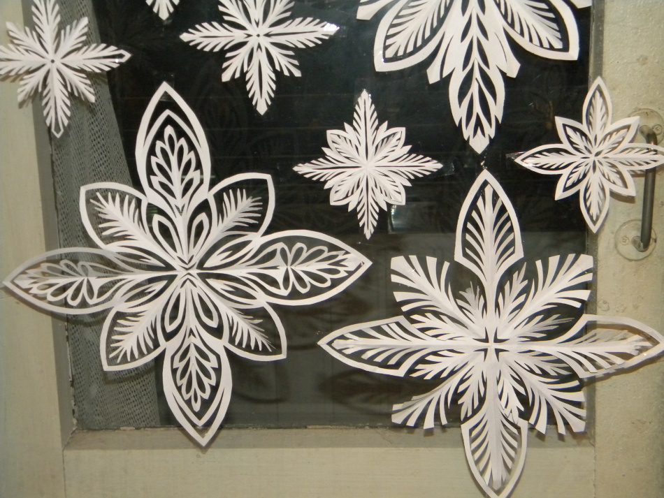 Красивые снежинки из бумаги, фото 4