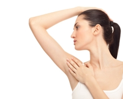 Hyperhidrosis armpits. The armpits sweat strongly - what to do? Treatment of hyperhidrosis of armpits with a laser, botox, soda. Sweat armpits for armpits
