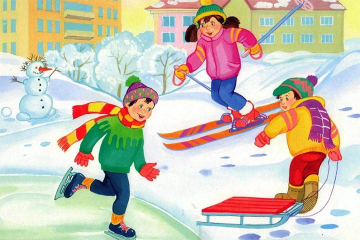 Забавные загадки про зиму для детей
