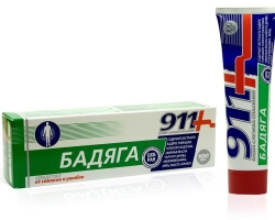 Badyaga 911 - ointment, powder, gel, cream: instructions for use, composition, form of release, dosage, indications, contraindications, side effects, reviews. How to use the drug Badyag 911, apply ointment, how to use it of pregnant women?