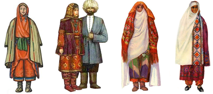Брюки, как часть национальной одежды у женщин в исламе
