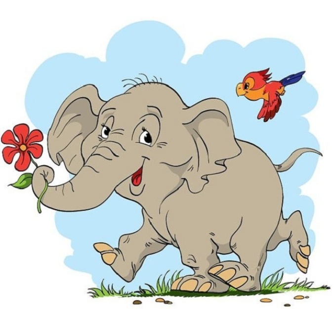 Dessin d'éléphant avec un crayon pour les enfants pour esquisser
