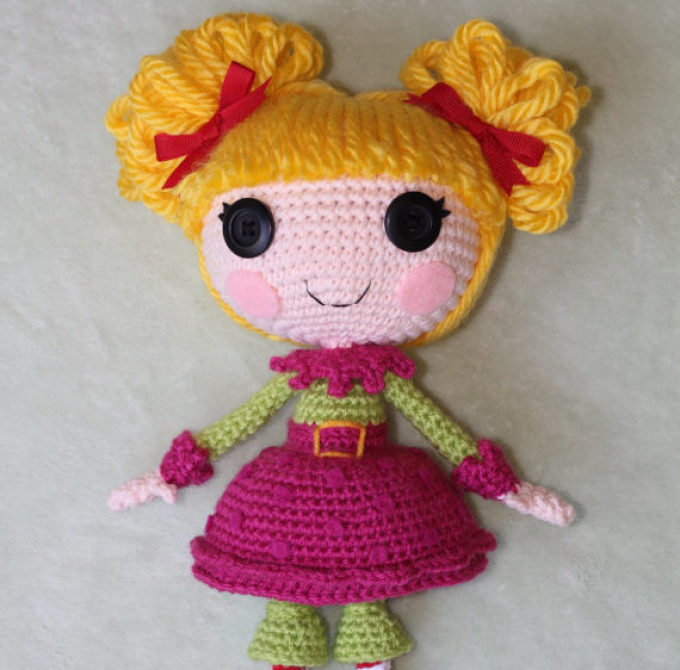 A gift to the girl - with her own hands. LalaLOOPSY doll