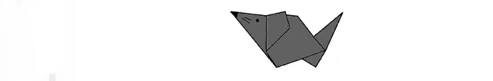 Mouse de origami
