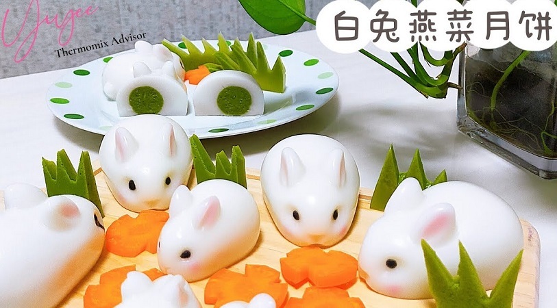 Ces lapins peuvent être faits d'œufs. oreilles de saucisse et yeux en olive