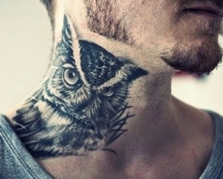 Tattoo on the neck for men: ideas, sketches, meaning, popular drawings, examples of tattoos with photos