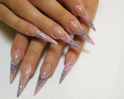 Fashionable nail extensions Stylets: how to give the nails the shape of stylets? Nail design styles