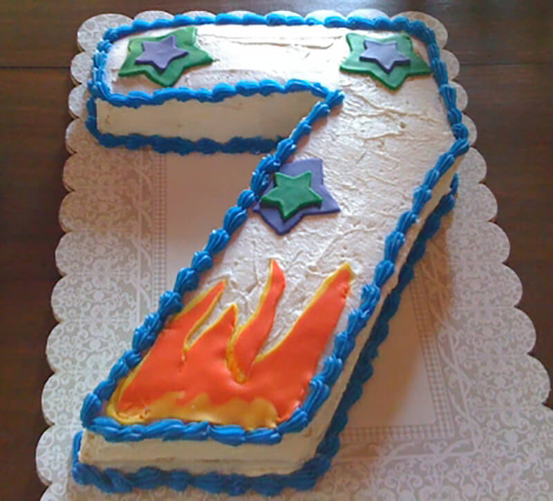 Торт семь лет