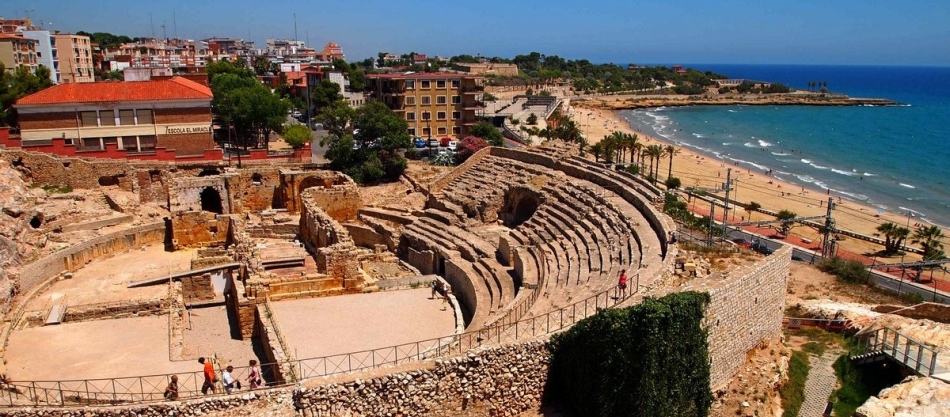 Römischer Amphitheater, Estragon, Spanien