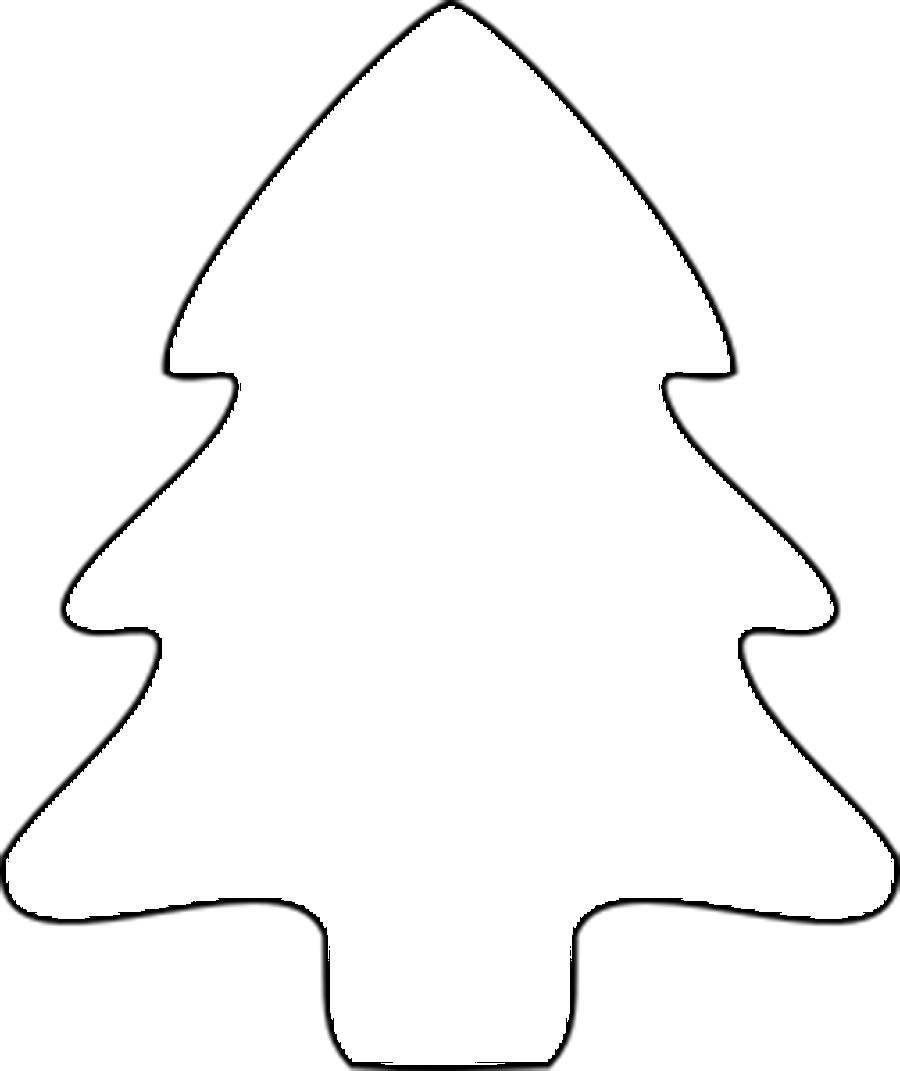 Шаблон елки для декора игрушек, пример 5
