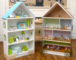 Come fare una casa di marionette per Barbie, Monster High con le tue mani? Puppet House fuori dalla scatola, compensato, cartone, legno: schemi e disegni con dimensioni