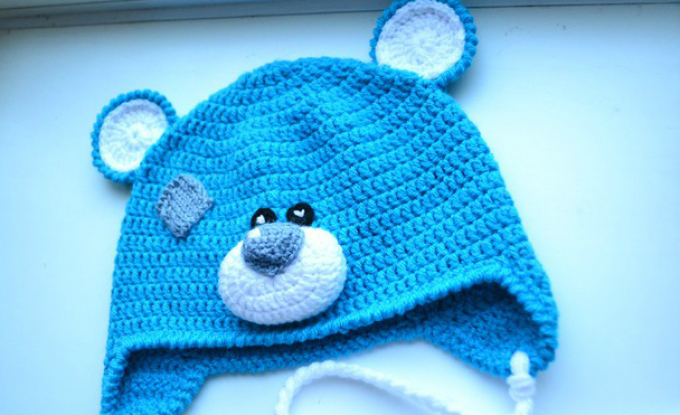 Καπέλο Mishka Teddy Crochet: Βήμα 9
