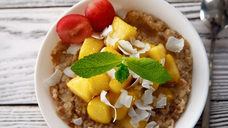 Porridge - tasty and healthy food for breakfast