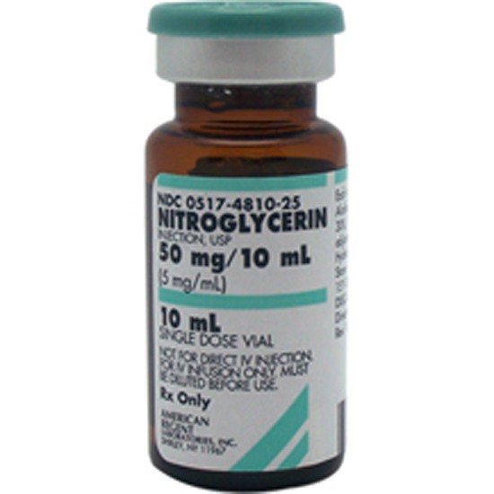 Nitroglycérine: dosage