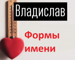 Мужское имя Владислав, Влад: варианты имени. Как можно называть Владислава, Влада по-другому?