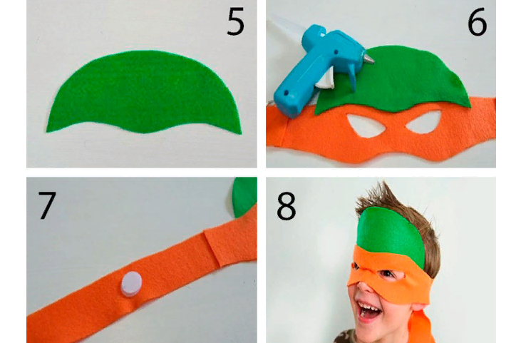 Инструкция к маске черепашки-ниндзя