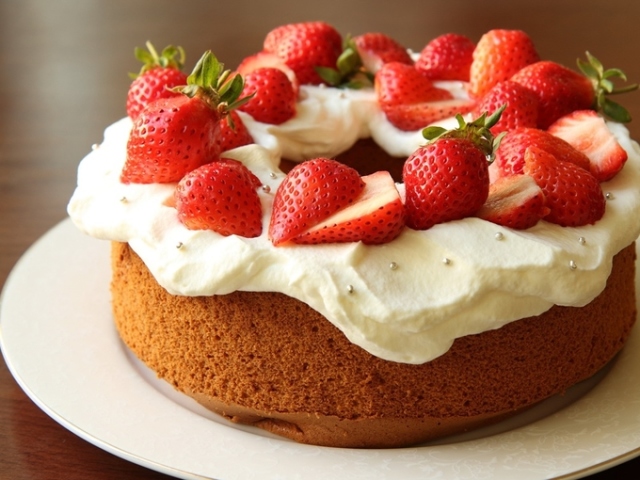 Couche de fraises pour un gâteau en fraises et crèmes surgelées: meilleures recettes