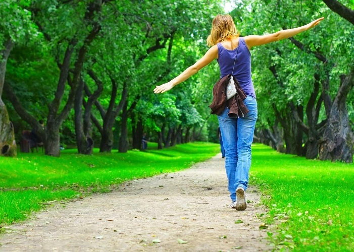 Walk more in the fresh air and lead a healthy lifestyle
