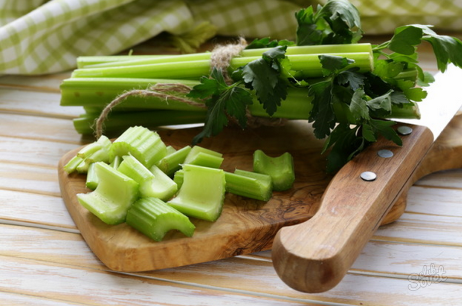Celery - vegetable with 