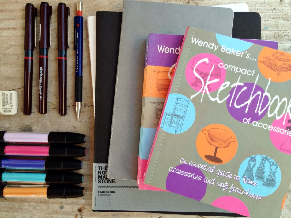 How to lead a sketchbook of a clothing designer?