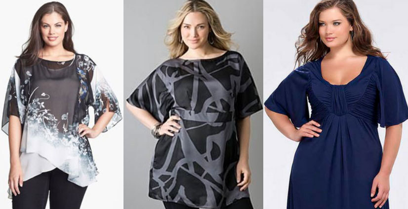 Three tunics with a pattern