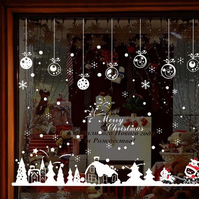 Ideen für die Dekoration eines Fensters mit Schablonen für das neue Jahr, Beispiel 6