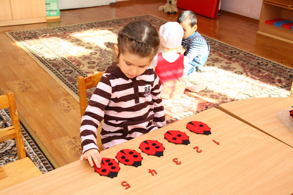 L'enfant apprend à compter