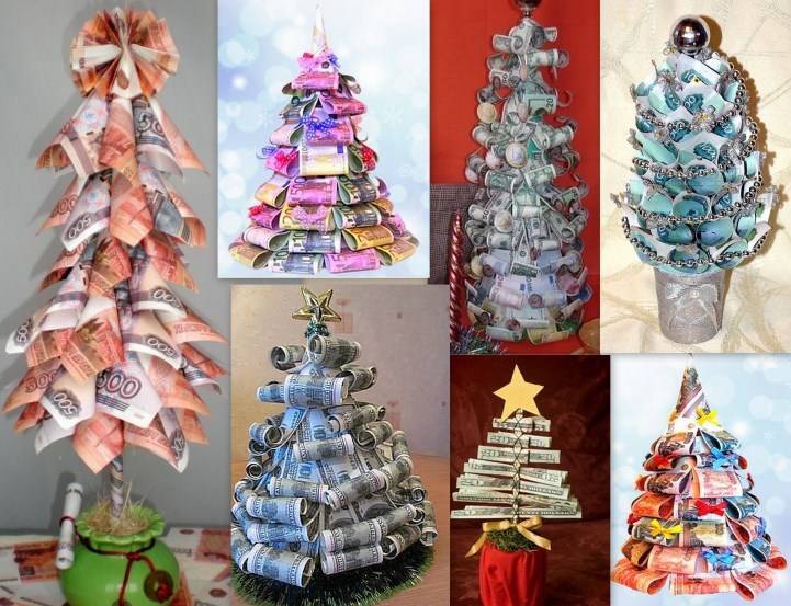 Pohon Natal dari Uang