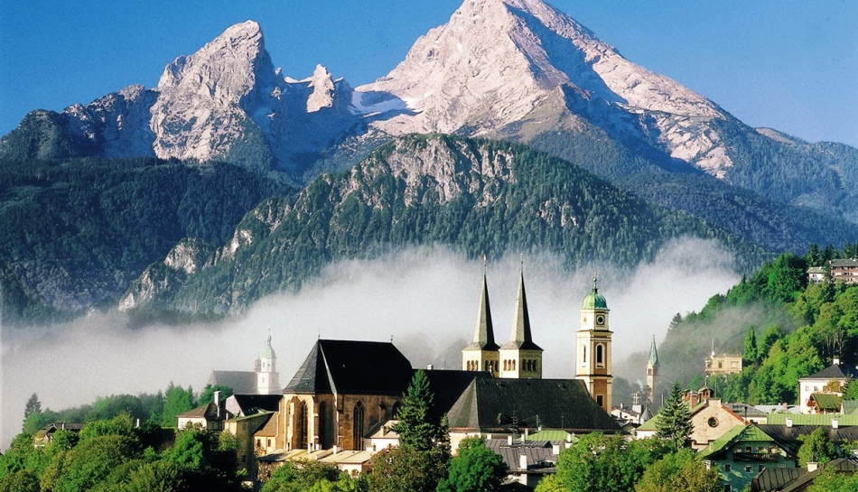 Ski resort Berchtesgaden, Germany