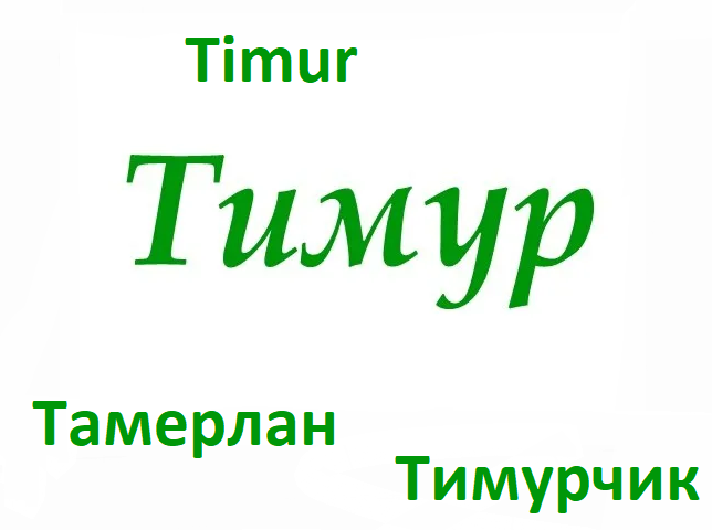 Мужское имя Тимур — как можно называть по-другому: формы имени