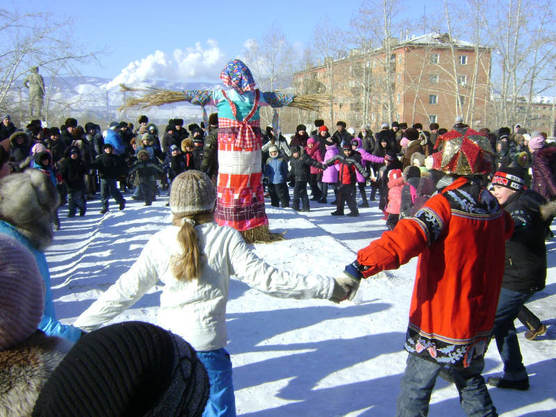 Shrovetide je jednou z obľúbených sviatkov ruských obyvateľov