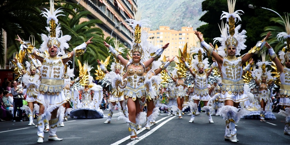 Carnival on Canaries Spain