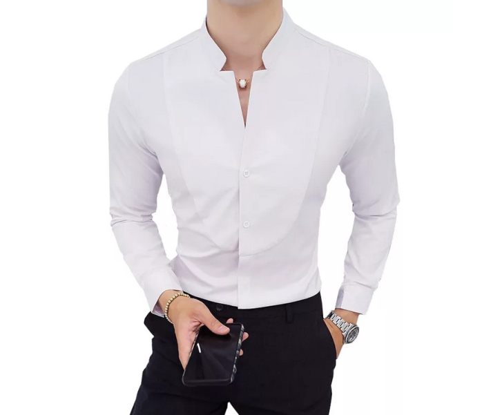 White shirt men-fashionable images 2022-2023