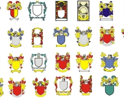 How to draw a coat of arms of the family for school with a pencil in stages? How to draw the coat of arms and the flag of your family in kindergarten, school?