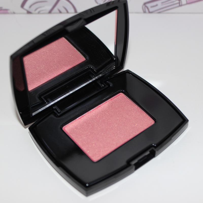 Lancome blush is easier to distribute than a remedy for Chanel