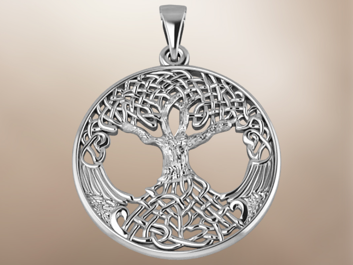 Symbole d'amulette de l'arbre de vie