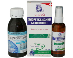 Chlorhexidine solution: methods of application, instructions for use, reviews