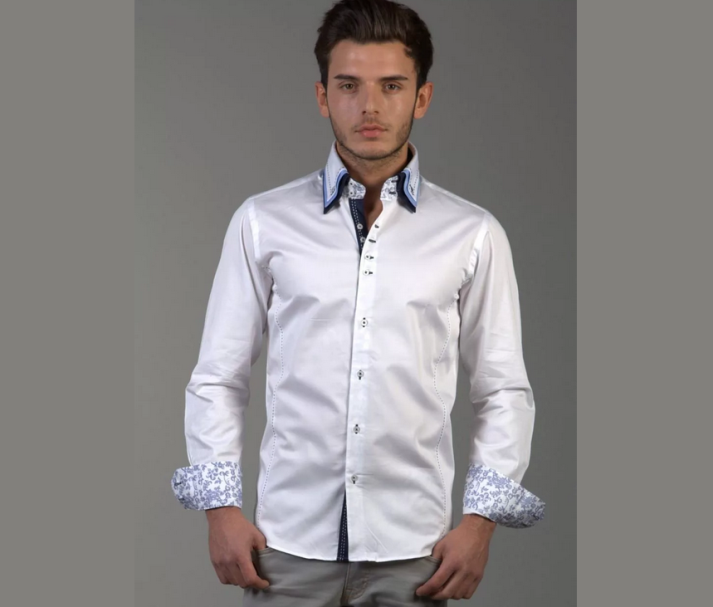 White shirt men - fashionable images