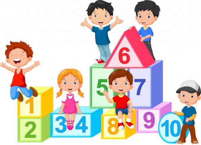 Children's songs about numbers and numbers - words