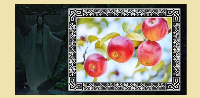 Γοητευτικό και στοχαστικό δέντρο μήλου στον Αιγόκερω και τους καραβίδες