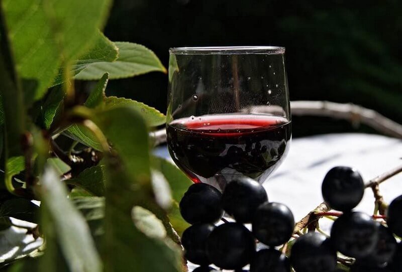 Вино из черноплодки всегда будет уместно на праздничном столе