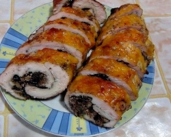 How to make a delicious chicken roll from a frozen semi -finished product?