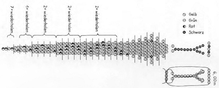 Snow -bead weaving scheme from beads