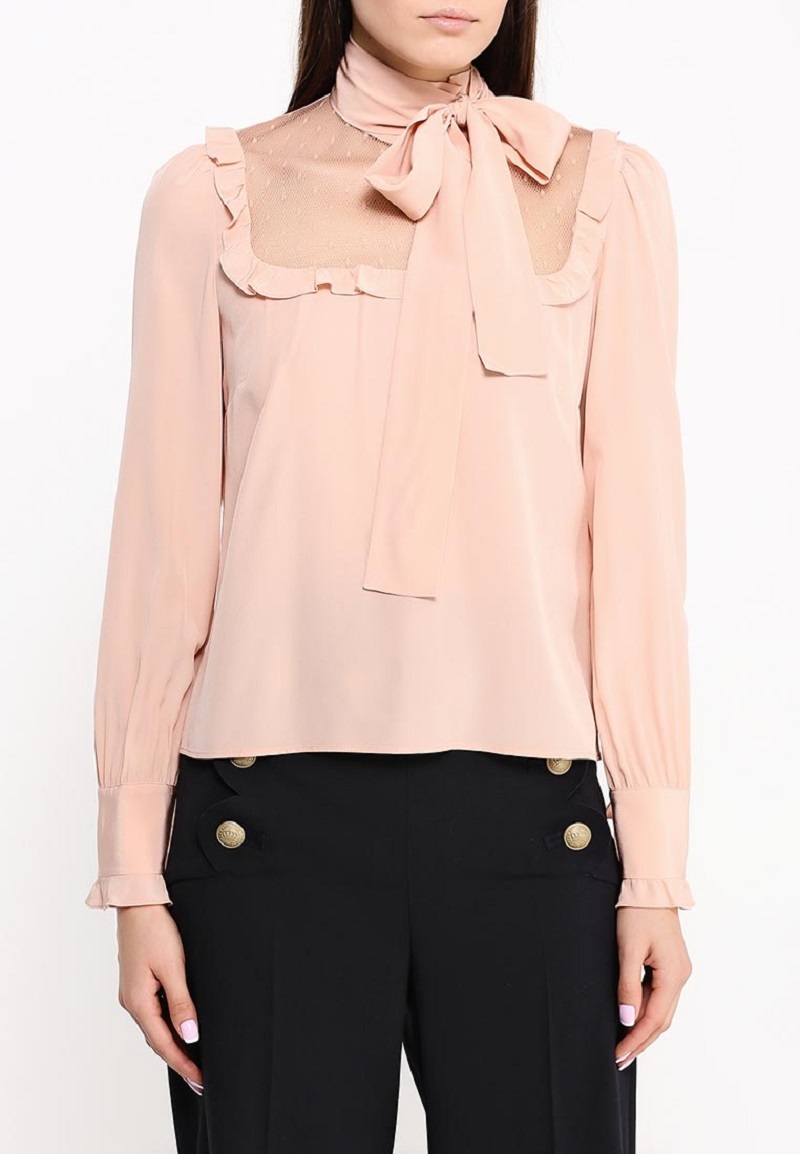 Hermosa blusa de seda de Red Valentino