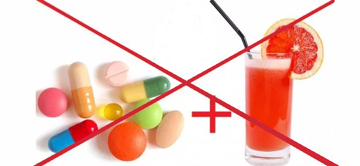 It is necessary to warn people that the juice of grapefruit cannot be washed down with medicines