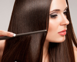 Botox a hajhoz: Előtte és utána. A haj egyenesítése Botox -szal