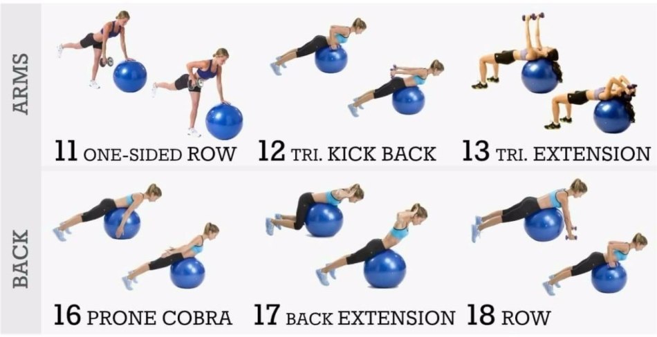 Упражнения для тренировки спины и рук