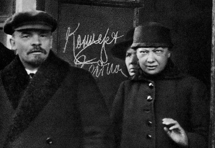 Lenin a Krupskaya