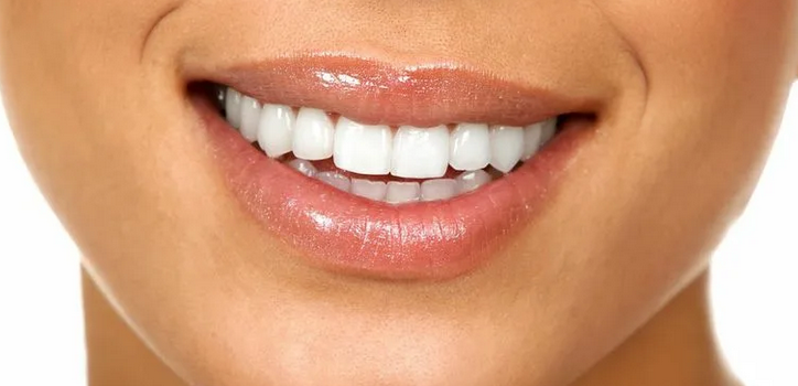 White teeth at home